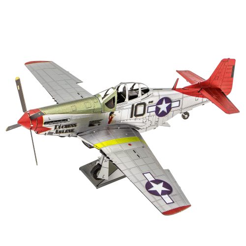 Tuskegee Airmen P-51D Mustang Airplane ICONX Metal Earth 3D puzzle, 3D puzzle, puzzle for adults, 3D puzzle assembly, Christmas Gift, DIY
